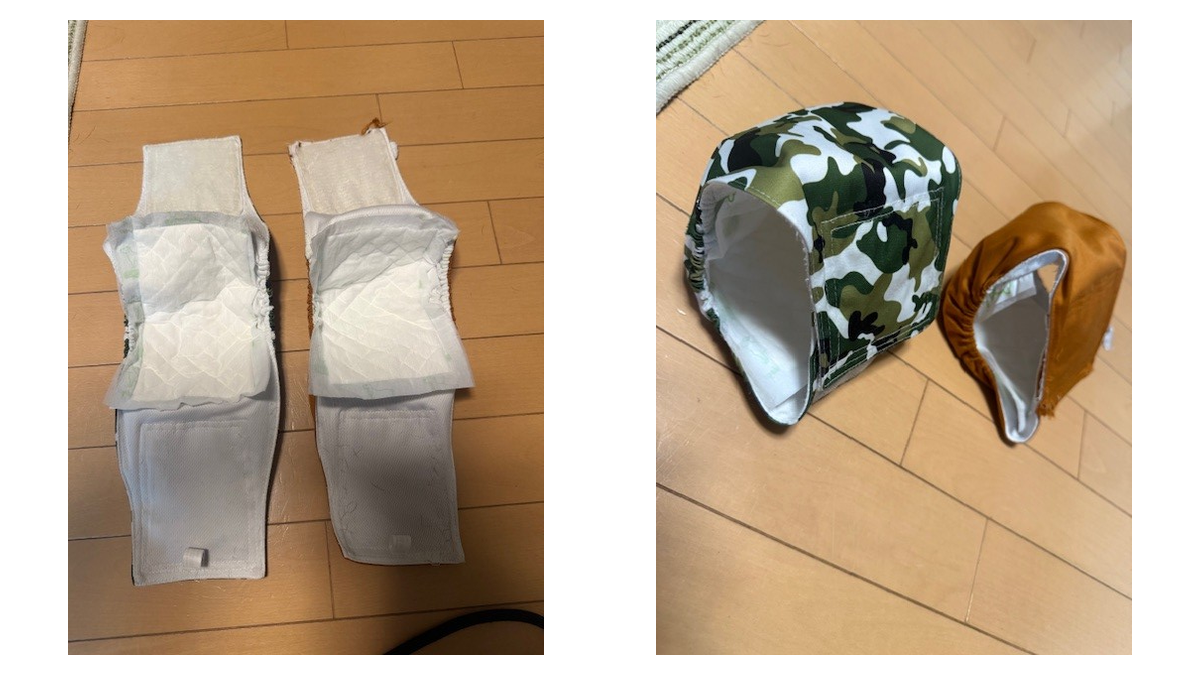 マナーパッドの正しい貼り方:端が外に出ないよう完全に内側へ押し込む手順