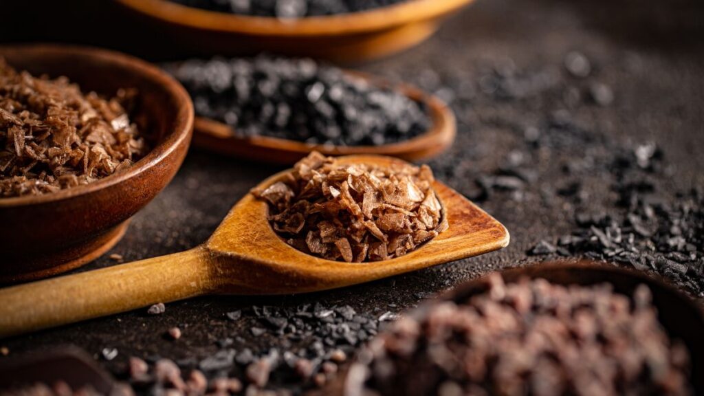 燻製をした塩の画像